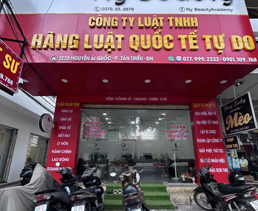 Hãng Luật Tự Do Công ty luật tại Thành phố Đồng Nai, Văn phòng Luật sư uy tín tại Thành phố Đồng Nai, luật sư đồng nai, văn phòng luật sư đồng nai luật sư đặng văn dũng
